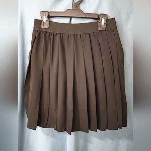 Pleated Mini Skirt
